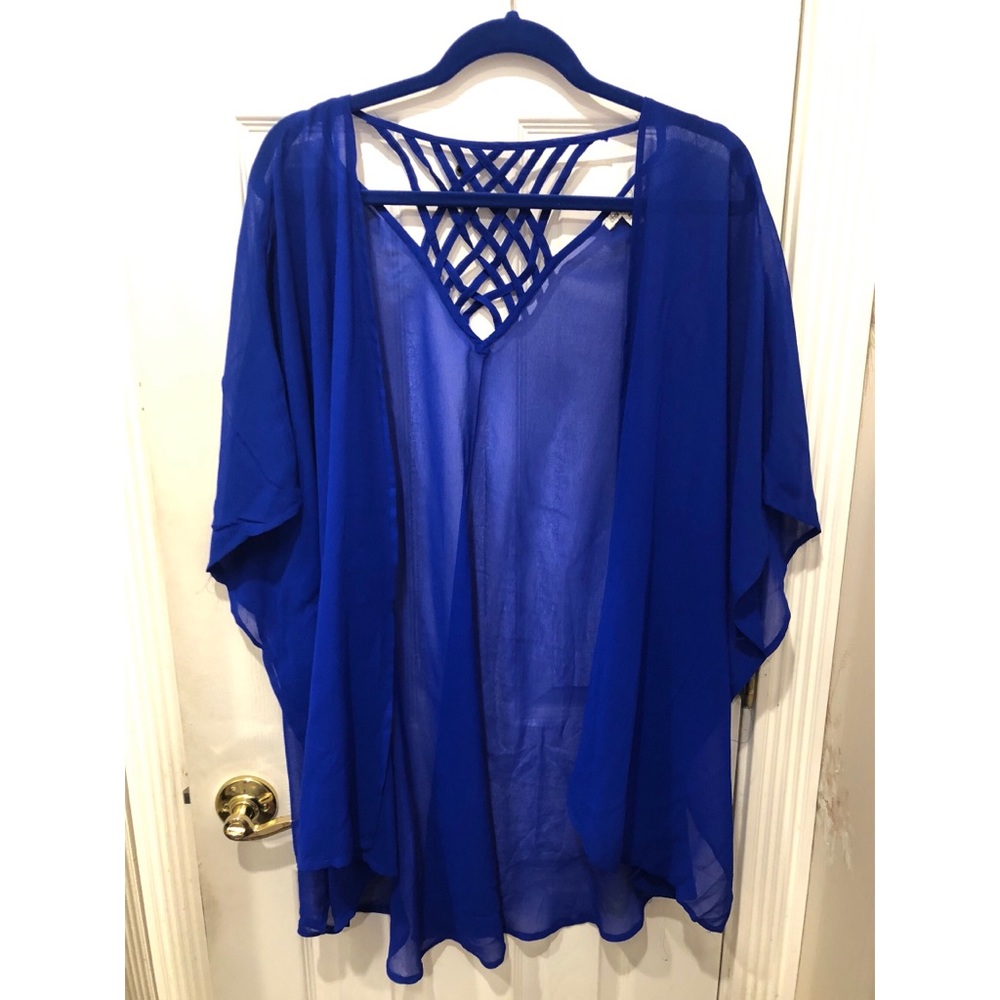Electric Blue Kimono